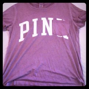 VS Pink Mauve tee-shirt; sz. MED.